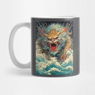 Japanese water dragon Mug